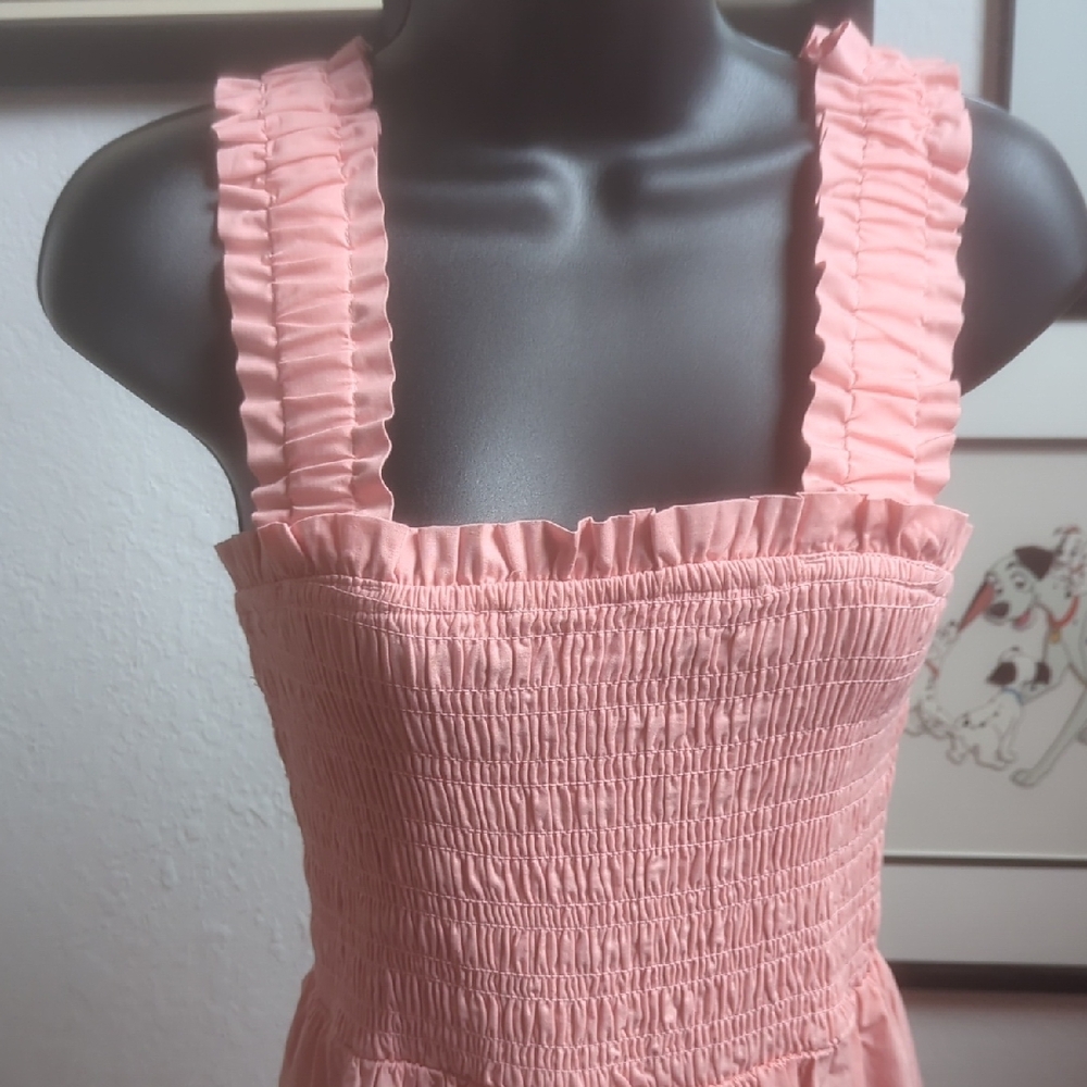 ✨NWT Pink Abercrombie Maxi Dress Size m - Picture 3 of 6